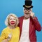 Adult 70th Birthday Photo Booth Props(41Pcs) for Her Him Cheers to 70 Years Birthday Party, Gold and Red Decorations